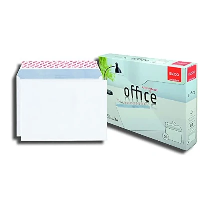 Abbildung von ELCO Klebeband Versandtaschen office DIN C4 ohne Fenster weiß 50 St.