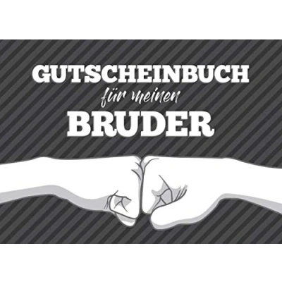 Abbildung von Gutscheinbuch für meinen Bruder: zum selbst ausfüllen, 20 Gutscheine als Geschenk den besten Bruder