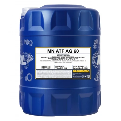 Abbildung von MANNOL ATF AG60 MN8213 20 Automatikgetriebeöl grün