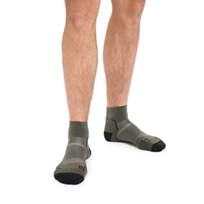 Abbildung von Icebreaker Herren Hike+ leichte Mini Socken, Loden, Small