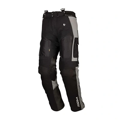 Abbildung von Modeka AFT Air Motorrad Textilhose (Gray/Black,XXL)