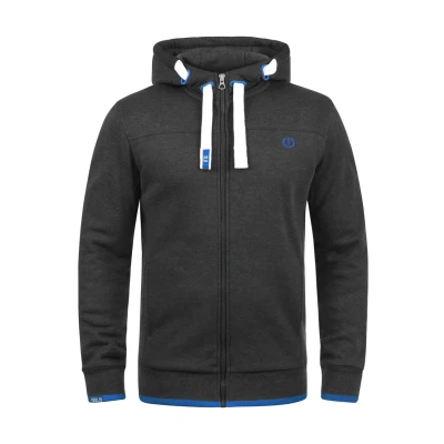 Abbildung von Solid Sdbenjaminzip Sweatshirt, Herren, Größe: Large, Dark grey melange