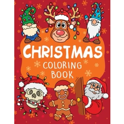 Abbildung von Christmas Coloring Book For Adults And Kids: Bold &amp; Easy Designs