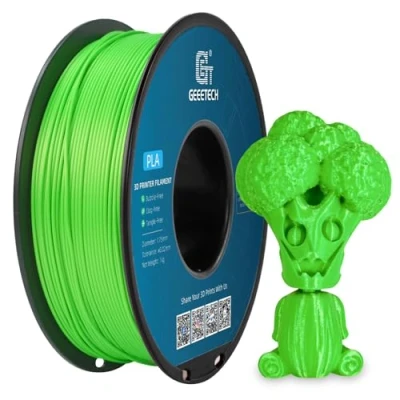 Abbildung von GEEETECH Filament Pla 1.75mm, 3D Drucker 1kg Spool, Grün