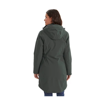 Abbildung von Killtec Damen Parka Funktionsparka mit abzippbarer Kapuze KOW 165 WMN PRK wasserdicht, Winddicht, atmungsaktiv 00787 dunkel blaugrün 36