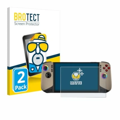Abbildung von BROTECT Entspiegelungs Schutzfolie für MSI Claw 8 AI+ (2 Stück) Matte Displayschutz Folie, Anti Reflex, Fingerprint