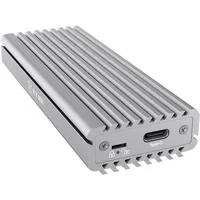 Abbildung von ICY BOX SSD M.2 NVMe Gehäuse, USB 3.1 (Gen2, 10 Gbit/s), Kühlsystem, C, A, PCIe M Key, Aluminium, Silber