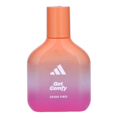 Abbildung von Adidas Vibes Get Comfy Eau de Parfum für alle, entspannend und bequem, langanhaltender Duft, Vanille Mandarine, 50 ml
