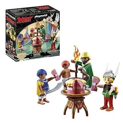 Abbildung von Playmobil ASTÉRIX: DE Vergiftigde Taart VAN Plurkis Minispielzeug für Kinder, Größe: One Size, Multi coloured