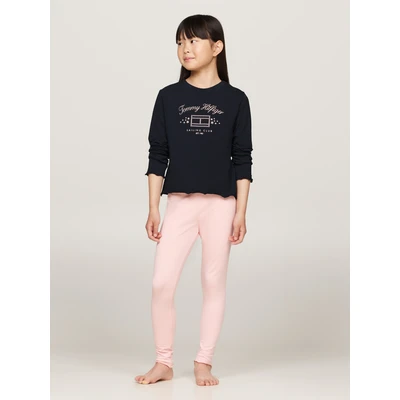 Abbildung von Tommy Hilfiger Nachtwäsche Set für Kinder, Größe: 128 140, Soft rose/desert sky