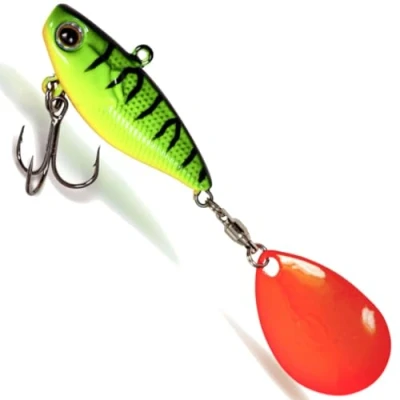 Abbildung von 14g 3,7cm Firetiger Quantum 4street Spin Jig 1 Stück Spinner