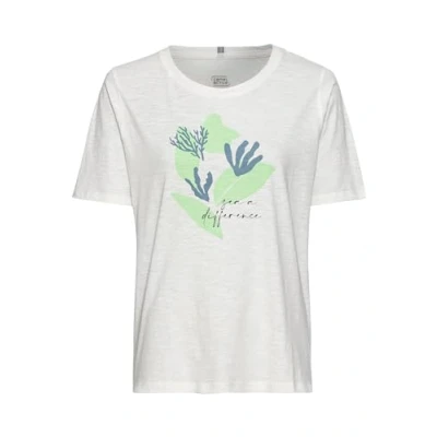 Abbildung von camel active Kurzarm AUS Tshirt print, Damen, Größe: Medium, Coral with text