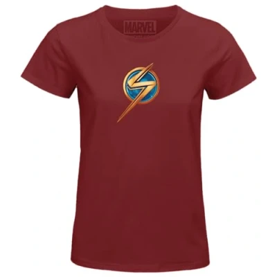 Abbildung von Marvel Damen womavlsts014 T Shirt, Burgunderrot, X Large