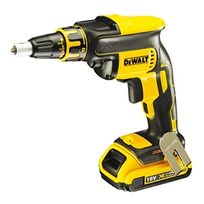 Abbildung von DeWALT DCF620D2 QW, Elektrischer Schraubendreher, Pistolengriff, 1/4, Schwarz, Gelb, 4400 RPM, 30 Nm