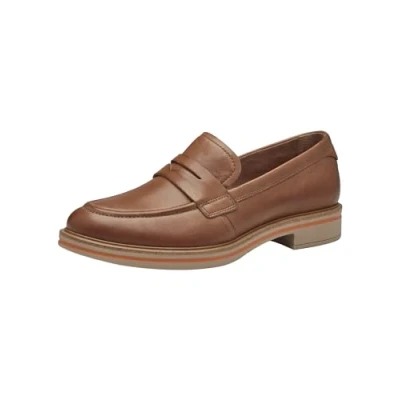 Abbildung von Tamaris Slipper, Damen, Größe: 41, Camel Leder