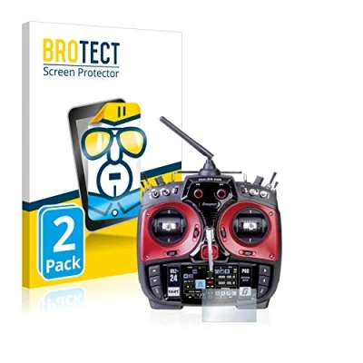 Abbildung von BROTECT (2 Stück Schutzfolie für Graupner mz 24 Pro Displayschutz Folie Ultra Klar
