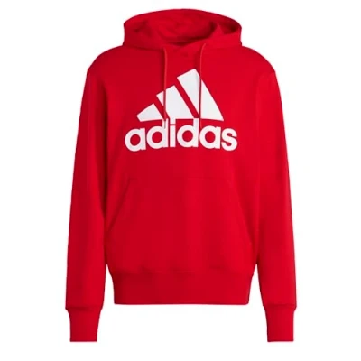Abbildung von adidas Sportswear Essentials Kapuzenpullover, Herren, Größe: Medium, Better scarlet/white