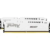 Abbildung von Kingston FURY Beast 64GB 6400MT/s DDR5 CL32 DIMM (Kit mit 2) Weiß Desktop Gaming Speicher KF564C32BWEK2 64