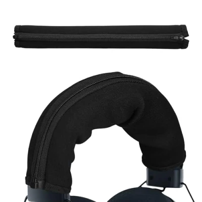 Abbildung von kwmobile Kopfband Abdeckung kompatibel mit Razer BlackShark V2 X / V2Pro SE Case Neopren Stirnband Polster Kopfhörer Schutz Schwarz