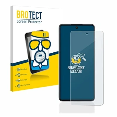 Abbildung von BROTECT Entspiegelungs Schutzglas für Samsung Galaxy A52 5G Schutz Folie Panzerfolie Glas Matt [Extrem Kratzfest 9H, Anti Reflex, Fingerprint]