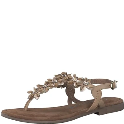 Abbildung von Marco Tozzi Zehentrenner taupe, Damen, Größe: 37, Taupe Schuhe