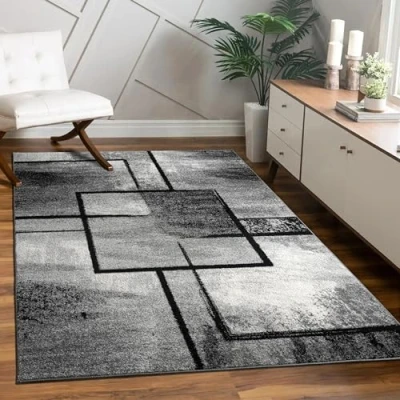 Abbildung von Paco Home Teppich &quot;Mondial 107&quot;, rechteckig, Kurzflor, modernes abstraktes Design