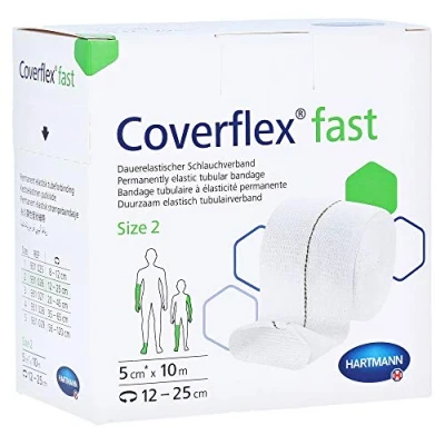Abbildung von Coverflex fast Schlauchverband gr.2 5 cmx10 m weiss
