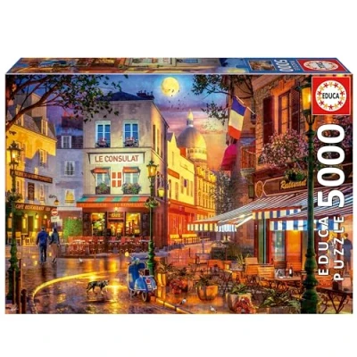 Abbildung von Educa Puzzle von 5000 Teilen für Erwachsene Le Consulat. Messen: 157 x 107 cm. Es beinhaltet einen verlorenen Service Aktien. Seit 14 Jahren (19950)