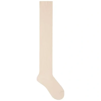 Abbildung von KUNERT Damen Overknee Ajour Stripe Fashion Creme 1690 35 38