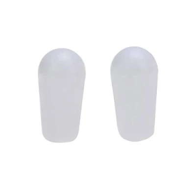 Abbildung von Musiclily Pro Metrisch 3,5mm 3 Weg Toggle Schalter Knopf für Korea Epiphone Les Paul E Gitarre, Weiß(2er Set)