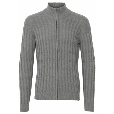 Abbildung von Indicode Jeans Paulomo Strickjacke, Herren, Größe: Large, Grey mix