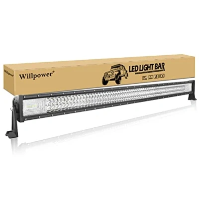 Abbildung von Willpower 52&#039;&#039; 132CM 675W Led Zusatzscheinwerfer 12V 24V Scheinwerfer Auto IP67 Wasserdicht Flutlicht Punkt Kombination Arbeitsscheinwerfer Bar für SUV UTV ATV Traktor Offroad