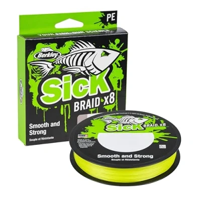 Abbildung von Berkley Sick Geflochtene Schnur Flame Grün 2000m 0.08mm (6kg)