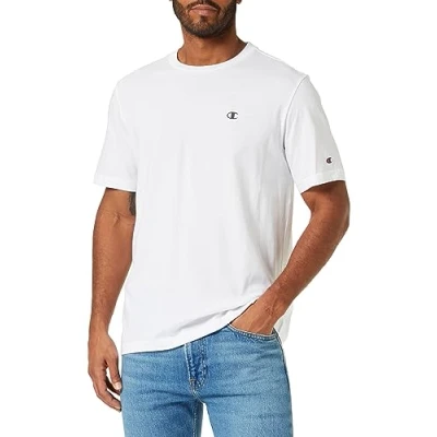 Abbildung von Champion Crewneck Tshirt basic, Herren, Größe: Large, White