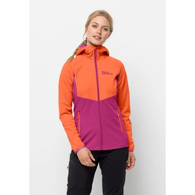 Abbildung von Jack Wolfskin Softshelljacke &quot;GO HIKE SOFTSHELL W&quot;, mit Kapuze