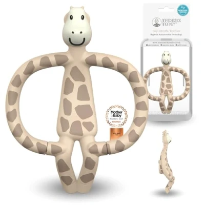 Abbildung von Matchstick Monkey Beißring / Zahnungshilfe für wundes Zahnfleisch verschiedene Tiermotive