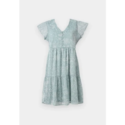 Abbildung von ONLY Onlaida Elisa LIFE Dobby Dress Freizeitkleid, Damen, Größe: Medium, Fog green