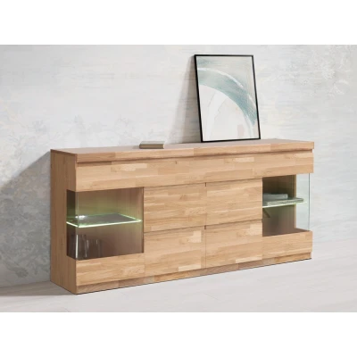 Abbildung von Home affaire Sideboard &quot;OSLO&quot;, Breite ca. 180 cm, Teilmassiv