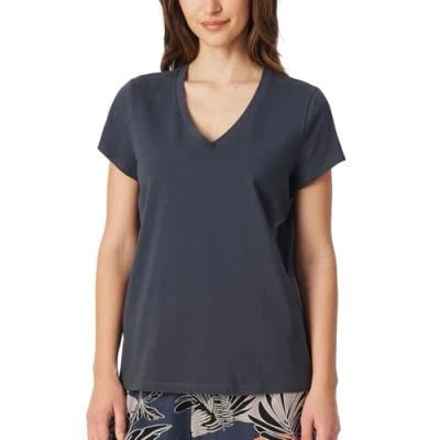 Abbildung von Schiesser MIX Relax Nachtwäsche Shirt, Damen, Größe: 4XL, Graphit