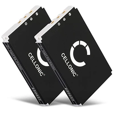 Abbildung von CELLONIC 2X Ersatzakku 190582 0000,F12440056,K398,L LU18 Ersatz Akku für Logitech Harmony 1000 Remote 1100 1100i 915 Squeezebox Fernbedienung Fernsteuerung Zusatzakku 1300mAh, Batterie