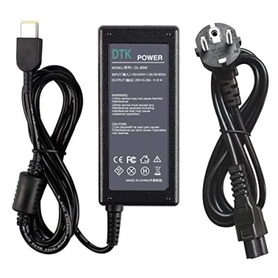 Abbildung von DTK Ladegerät für Lenovo Netzteil 65W 20V 3,25A Laptop Ladekabel ThinkPad T440 T440s X270 G70 G710 IdeaPad Flex 2 3 Yoga 11 11S Adlx65nlc3a AC Adapter 11mm*5,0mm