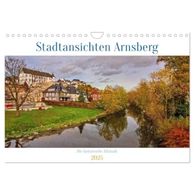 Abbildung von Stadtansichten Arnsberg (Wandkalender 2025 DIN A4 quer), CALVENDO Monatskalender