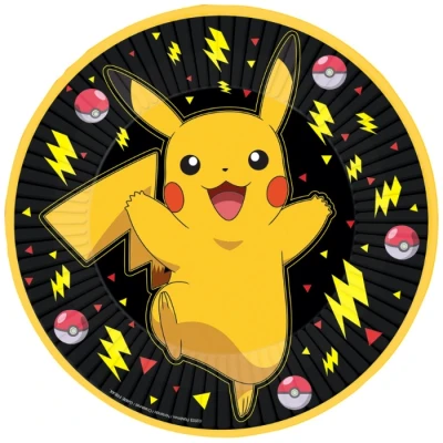 Abbildung von Pokemon Pikachu Teller 23cm 8 Stücke