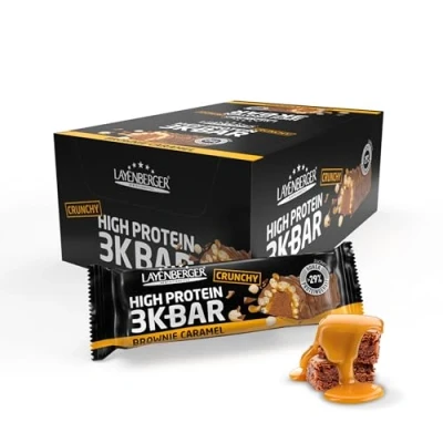 Abbildung von 3K PROTEIN BAR CRUNCHY Brownie Caramel 15x45g