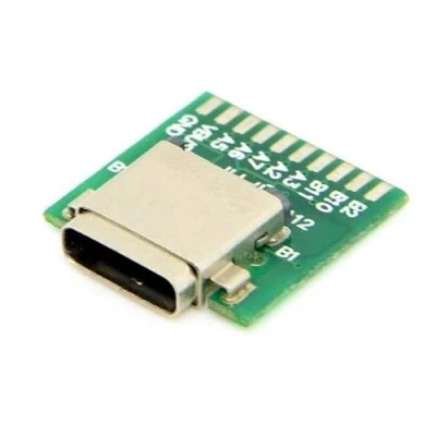 Abbildung von System S USB 3.1 Adapter Typ C Buchse zu 24pin Breakout Board Kabel