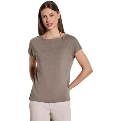 Abbildung von STREET ONE Shirttop, im Leinen Look