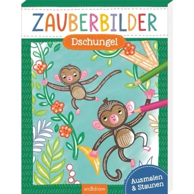 Abbildung von Zauberbilder Dschungel: Ausmalen &amp; Staunen Mache verborgene Muster sichtbar! Für Kinder ab 5 Jahren