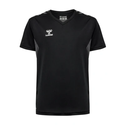 Abbildung von Hummel Authentic Sport Tshirt für Kinder, Größe: 116, Black