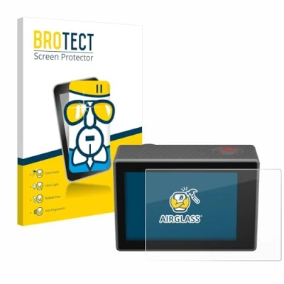 Abbildung von BROTECT Schutzglas für Akaso V50 Elite Schutzfolie Panzer Folie Glas [Extrem Kratzfest 9H, Anti Fingerprint, Ultra Transparent]