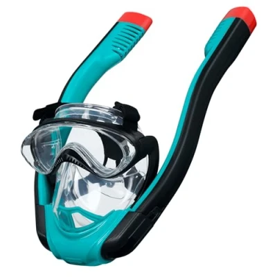 Abbildung von Bestway 24060 / 23, Erwachsener, Vollgesichtsmaske, Schnorcheln, Silikon, Schwarz, Rot, Transparent, Türkis, 14 Jahr(e)
